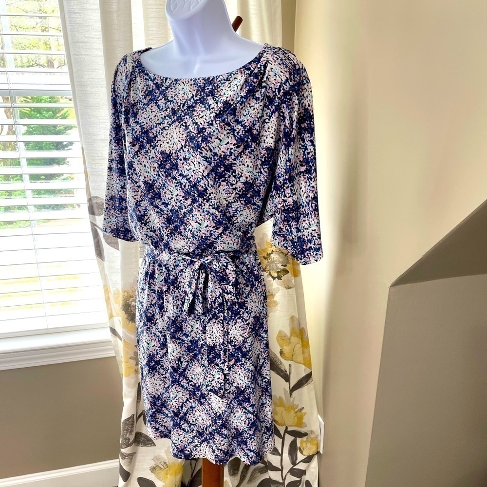 JESSICA Simpson Open Sleeve Printed Dress Size Small - Picture 3 of 4